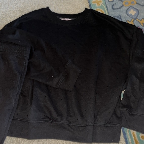 Victoria's Secret Black Track Pants & Jogger Set - Picture 2 of 3